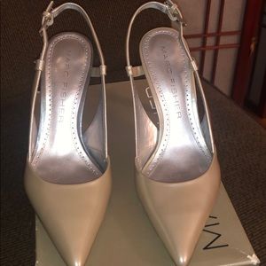 Champagne Open Back Marc Fisher Heels